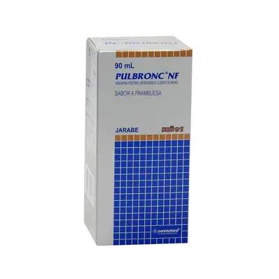 Pulbronc NF Niños jarabe, frasco x 90 ml
