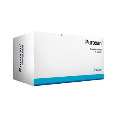 Puroxan tabletas 400 mg caja x 60 unidades