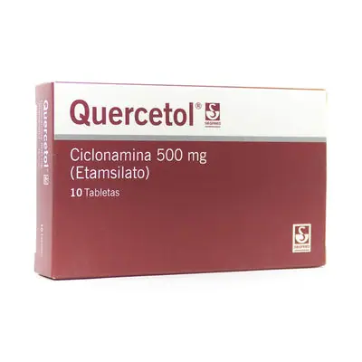 Quercetol tabletas 500 mg caja x 10 unidades