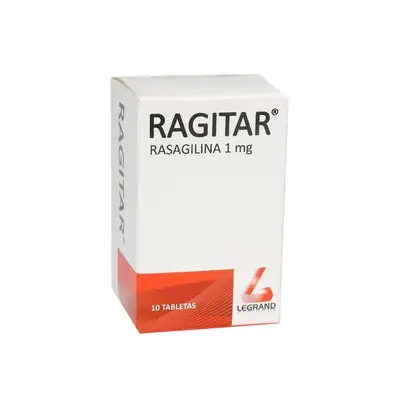 Ragitar tabletas 1 mg, frasco x 10 unidades