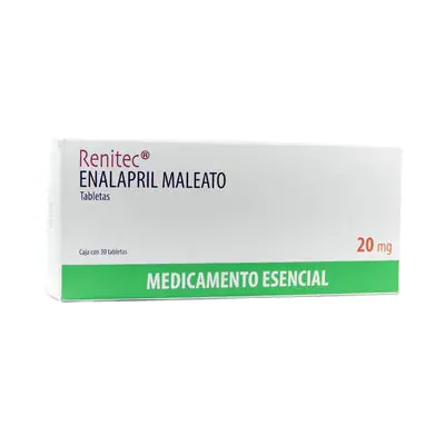 Renitec 20 mg tabletas, caja x 30 unidades