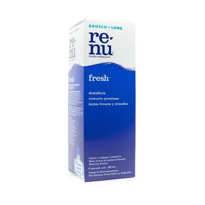 Renu Fresh Solución Multipropósito, caja x 120 ml