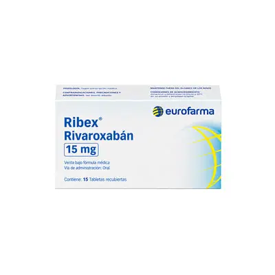 Ribex (rb) tabletas 15 mg caja x 15 unidades