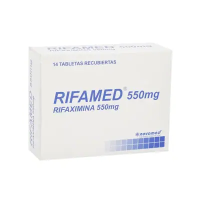 Rifamed tabletas 550 mg, caja x 14 unidades