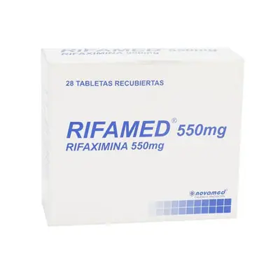 Rifamed tabletas 550 mg, caja x 28 unidades