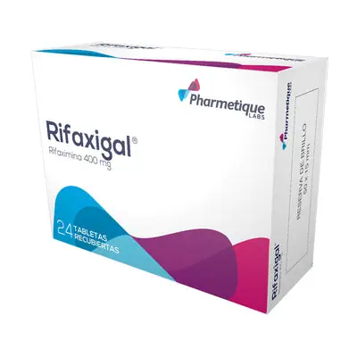 Rifaxigal tabletas 400 mg caja x 24 unidades