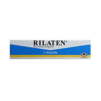 Rilaten 20 mg/2 ml solución inyectable en ampolla, caja x 1 ampolla