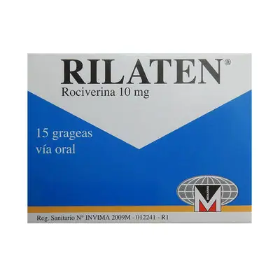 Rilaten 10 mg grageas, caja x 15 unidades