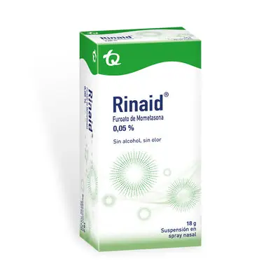 Rinaid Spray Nasal 0.05% caja 18 g