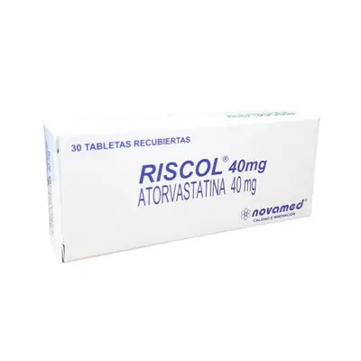 Riscol tabletas recubiertas 40 mg, caja x 30 unidades