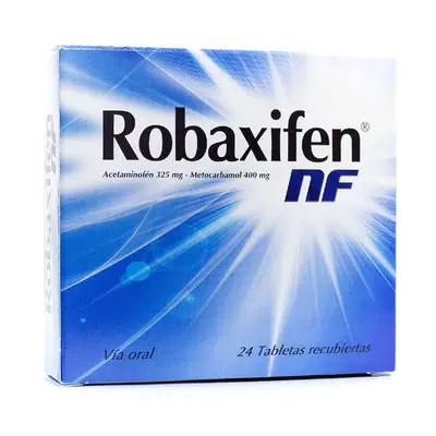 Robaxifen NF tabletas 325 mg/400 mg, caja x 24 unidades