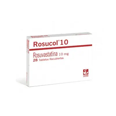 Rosucol rosuvastatina tabletas 10 mg caja x 28 unidades