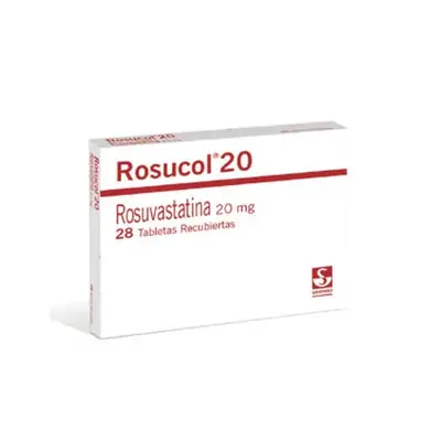 Rosucol rosuvastatina tabletas 20 mg caja x 28 unidades