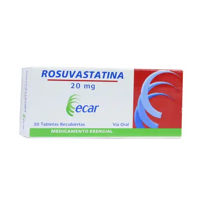 Rosuvastatina 20 mg caja x 30 tabletas Laproff