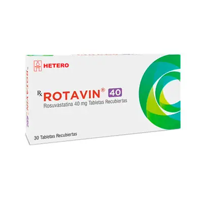 Rosuvastatina 40 mg x 30 tabletas (Rotavin)