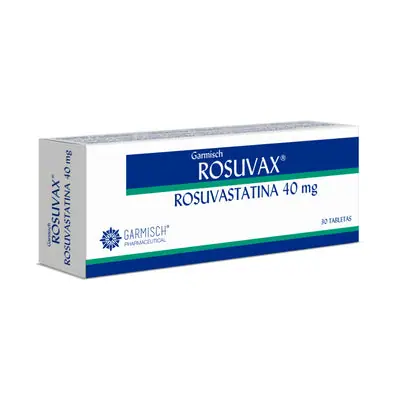 Rosuvax tabletas 40 mg, caja x 30 unidades