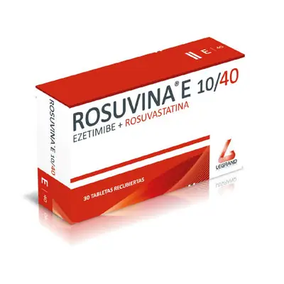 Rosuvina E tabletas 10/40 mg, caja x 30 unidades