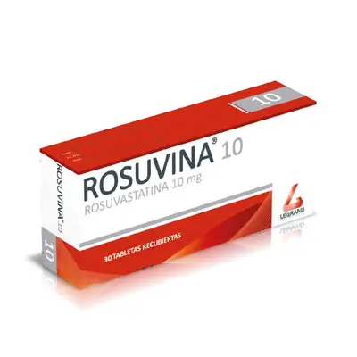 Rosuvina tabletas 10 mg, caja x 30 unidades