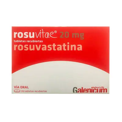 Rosuvitae comprimidos 20 mg, caja x 28 unidades