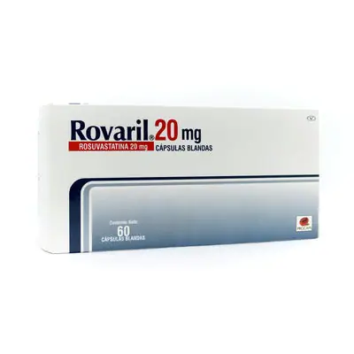 Rovaril cápsulas 20 mg caja x 60 unidades