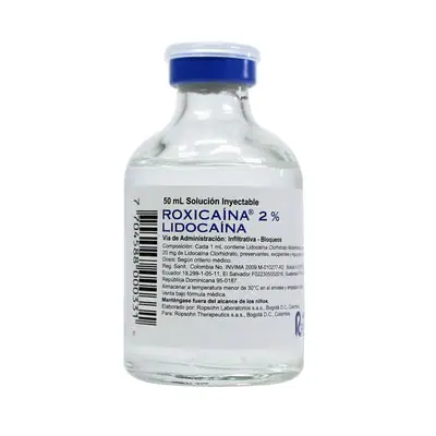 Roxicaína solución 2 % frasco de 50 ml