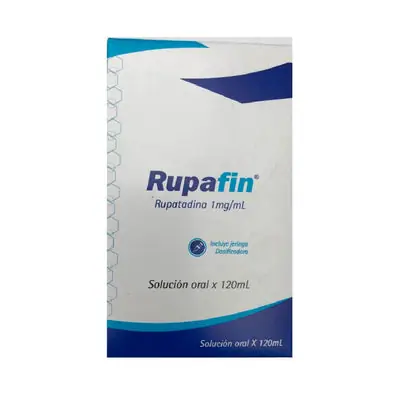 Rupafin solución oral 1 mg/ml frasco 120 ml