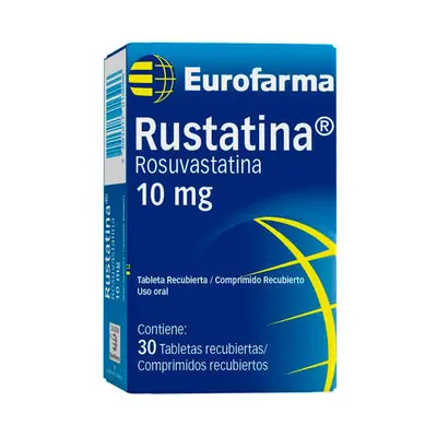 Rustatina tabletas recubiertas 10 mg caja x 30 unidades