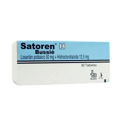 Satoren h tabletas 50/12.5 mg caja x 30 unidades