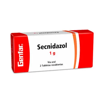 Secnidazol 1 g caja x 2 tabletas Coaspharma