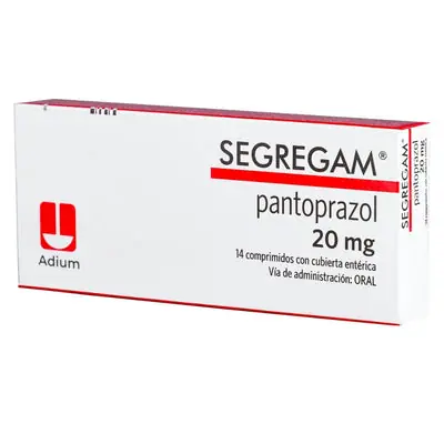 Segregam 20 mg comprimidos, caja x 14 unidades