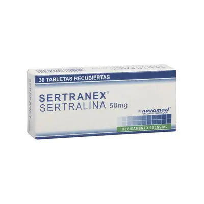 Sertranex tabletas 50 mg, caja x 30 unidades