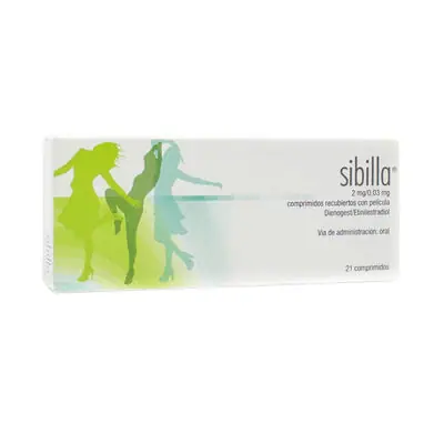 Sibilla tabletas 2 mg/0.03 mg caja x 21 unidades