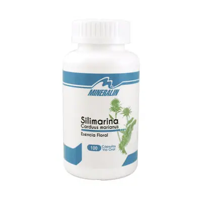 Silimarina Mineralin cápsulas frasco x 100 unidades