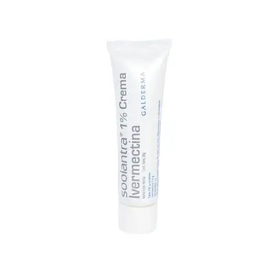 Soolantra crema 1 % de ivermectina, caja de 30 g (Galderma)