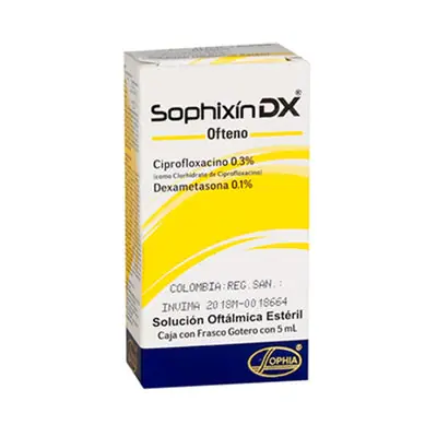 Sophixin DX Ofteno gotas oftálmicas 0.3 % / 0.1 % frasco 5 ml