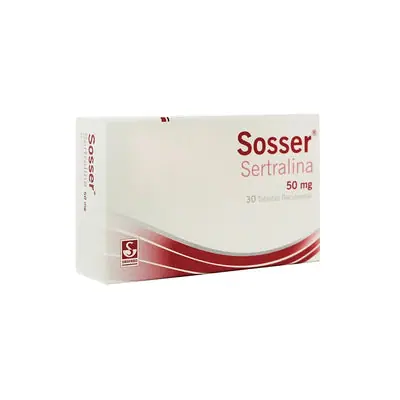 Sosser Sertralina tabletas 50 mg caja x 30 unidades