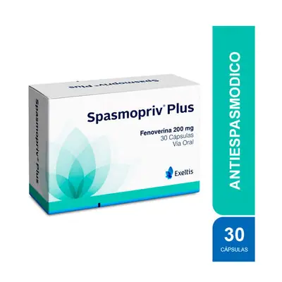 Spasmopriv Plus cápsulas caja x 30 unidades