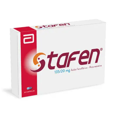 Stafen cápsulas 135 mg/20 mg, caja x 30 unidades