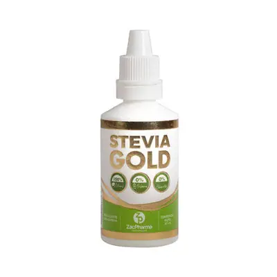 Stevia Gold líquido, frasco gotero 30 ml