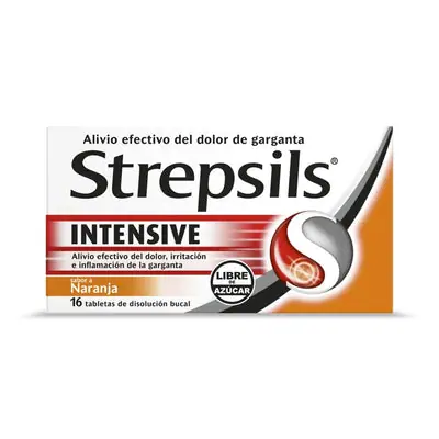 Strepsils Sugar Free tabletas naranja caja x 16 unidades