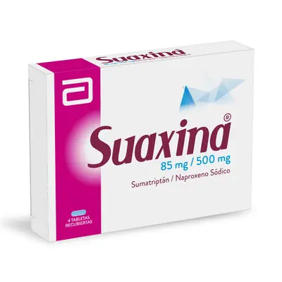 Suaxina tabletas 85/500 mg, caja x 4 unidades