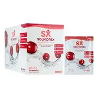 Suero oral Solhidrex sabor cereza, caja x 30 sobres