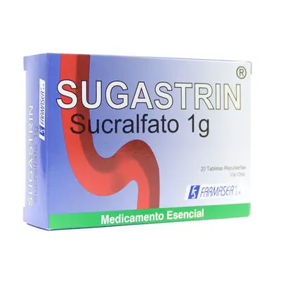 Sugastrin tabletas caja x 20 unidades