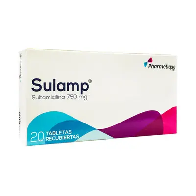 Sulamp tabletas 750 mg caja x 20 unidades