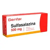 Sulfasalazina 500 mg caja x 10 tabletas