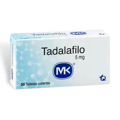 Tadalafilo 5 mg caja x 30 tabletas MK