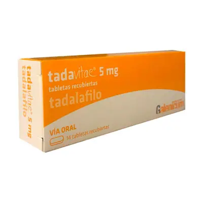 Tadavitae tabletas recubiertas 5 mg, caja x 14 unidades