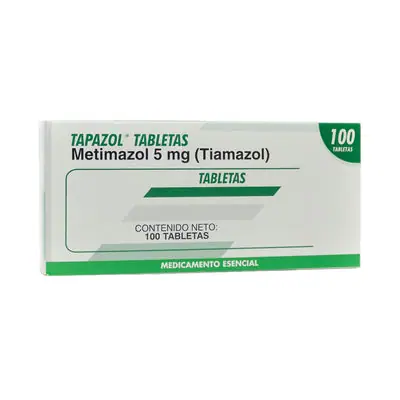 Tapazol tabletas 5 mg caja x 100 unidades