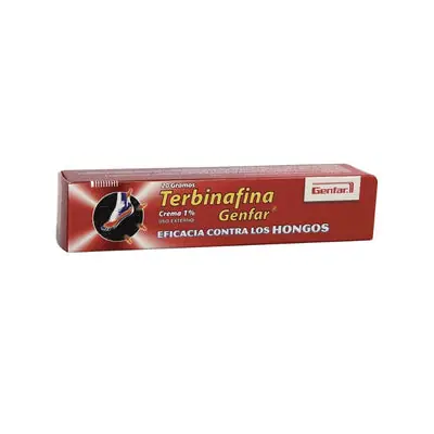 Terbinafina Genfar crema 1 %, tubo x 20 g