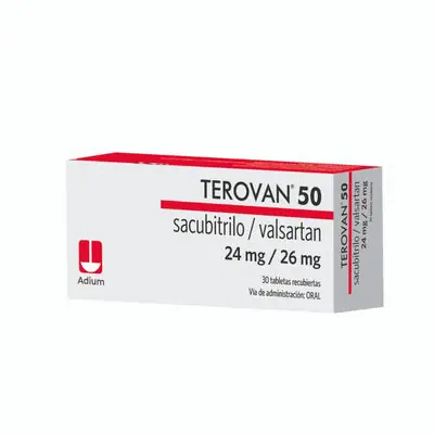 Terovan 50 mg tabletas, caja x 30 unidades